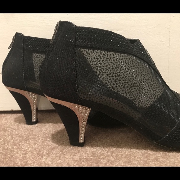 Pierre Dumas Shoes - Pierre Dumas Black Sparkling Dress Shoes